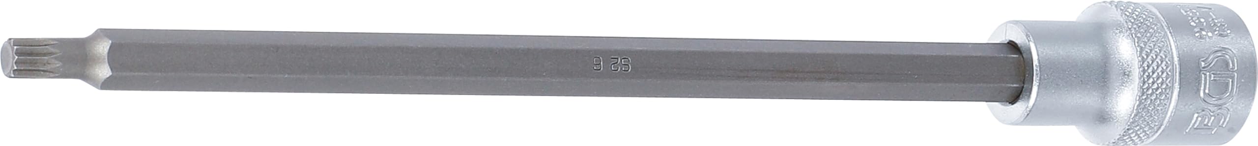 BGS 9351 | Bit Socket | length 200 mm | 12.5 mm (1/2") Drive | Spline (for XZN) | M6