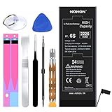 2225 mAh Battery Replacement Compatible for iPhone 6s, NOHON High Capacity Li-ion Battery with Complete Repair Tool Kit and Instructions - Included 24 Months Warranty