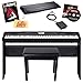 Casio CGP-700BK 88-Key Compact Grand Digital Piano Bundle with Furniture-Style Bench, Dust Cover, Instructional DVD, Instructional Book, Sustain Pedal, and Polishing Cloth - Black