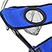 Flexzion Double Folding Chair with Removable Umbrella Table Cooler Bag Fold Up Steel Construction Dual Seat for Patio Beach Lawn Picnic Fishing Camping Garden and Carrying Bag