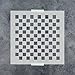 Checkerboard Stencil - Create Checker Patterns, Ideal for Checkers Game Boards