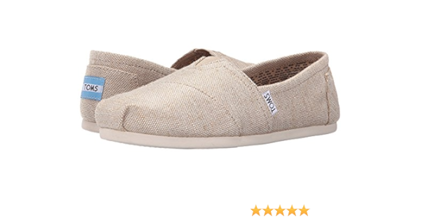 toms metallic burlap