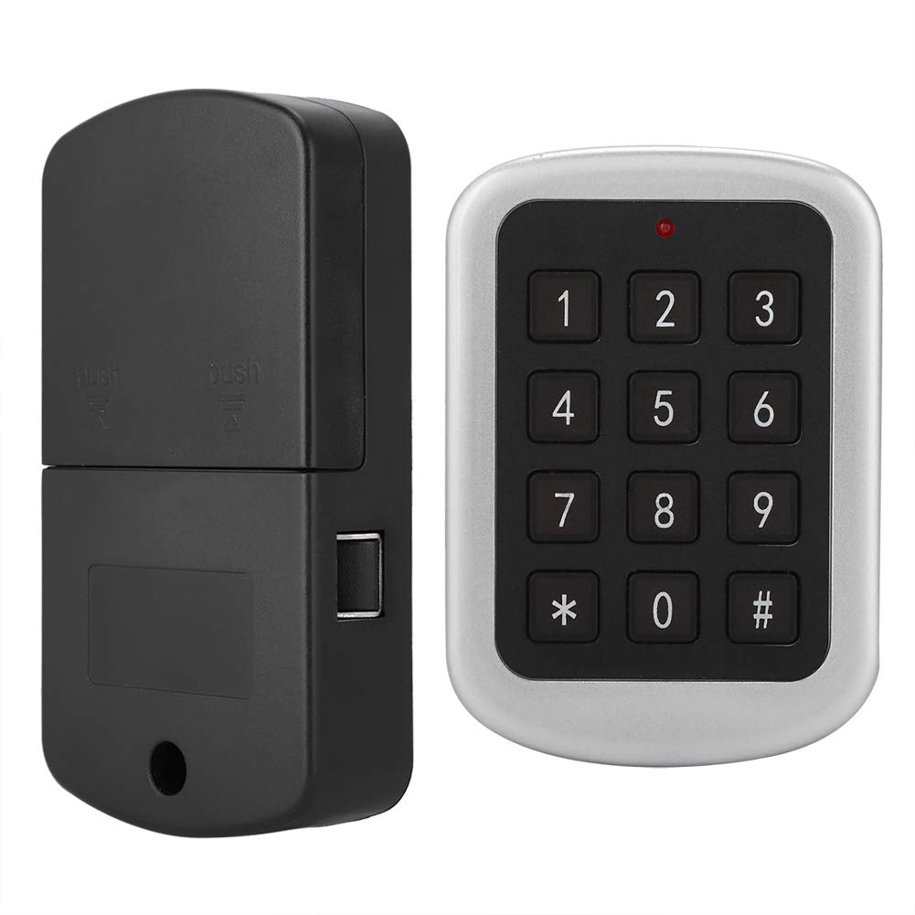 ASHATA Home Security Password Lock Electronic Wardrobe File Cabinet Drawer Code Lock Kit for Drawers, Wardrobes, Shoe Cabinets, Lockers