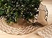 fenncostyles.com Aspen Beaded Burlap Design Holiday Natural Christmas Stocking, One Piece