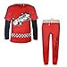 Kids Boys Clothing Sets 2 Pieces Little Boys Long Sleeve Clothes Suit Outfit (4T, Red)