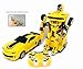 QVM Toy Transforming Car to Robot with USB Rechargeable Batteries and Lights and Realistic Engine Sounds compare to Bumble B – Transform remote controlthumb 4