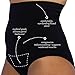 UpSpring C-Panty C-Section Recovery Underwear with Silicone Panel for Incision Care, Tummy Control Panties High Waist Postpartum Underwear for Womens Black