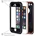 Waterproof iPhone 5S Case, eFond Waterproof iPhone SE Case IP68 Certified Shockproof Durable Slim Fit Full-Sealed Hard Cover with Touch ID Snow Dust Dirty Proof Case for iPhone 5 5S SE [Black]