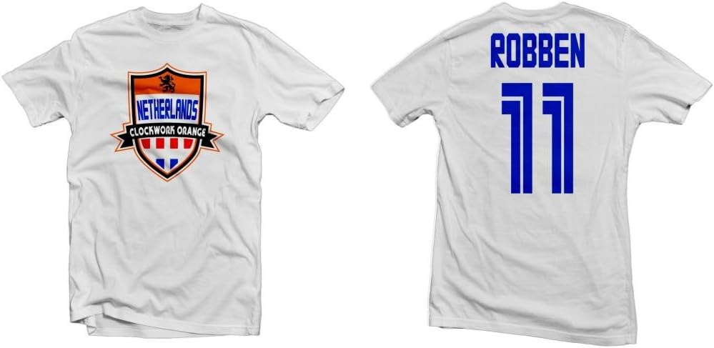 Netherlands Clockwork Orange Hero Tee: Arjen Robben Printed Tee