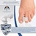 Dr. Frederick's Original Bunion Relief Cushions - 4 ct - Gel Toe Separators for Shoes - Temporary Bunion Corrector for Men & Women