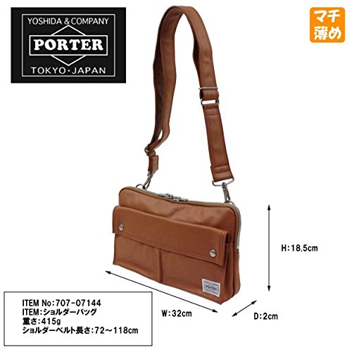 Porter / Freestyle horizontal shoulder black 7-07144 Yoshida