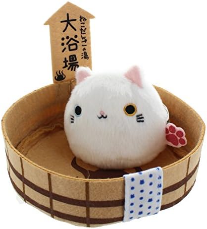 Little Buddy LLC Neko Dango (Cat Dumpling) 3" Plush: Odd Eye w/ Tub