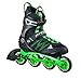 K2 Skate Men's F.I.T. Pro 84 Inline Skates, Black/Green, 8