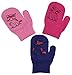 N'Ice Caps Little Girls and Infants Magic Stretch Mittens 3 Pairs Assortment