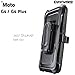 COVRWARE Moto G4 / G4 Plus (4th Gen 2016) [Aegis Series] w/ Built-in [Screen Protector] Heavy Duty Full-Body Rugged Holster Armor Case [Belt Clip][Kickstand]NOT FIT Moto G4 Play Black