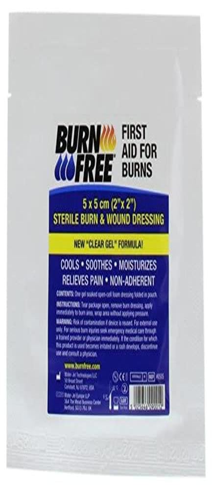 Burnfree 0202 BurnFree Sterile Burn and Wound Dressings Pads