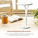 TaoTronics Table Lamp for Bedroom, LED Desk Lamp with USB Charging Port, Decorative Table Lights, 360 Degree Lighting Zone, One-touch Operation, Night Light