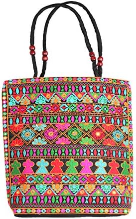 14.5"x 16" Inches Hippie Tote Shoulder Handbag Handmade And Embroidered Handbag For Women.
