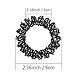 16Pcs Plastic Hair Ties Spiral Hair Ties No Crease Coil Hair Ties Ponytail Holder