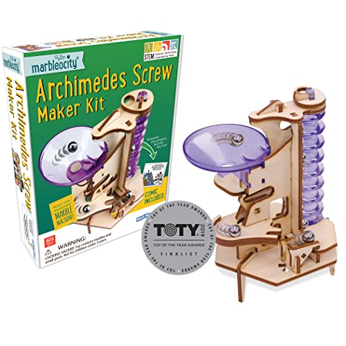 Marbleocity Triple Play Archimedes Screw Marble Machine Kit Pricepulse