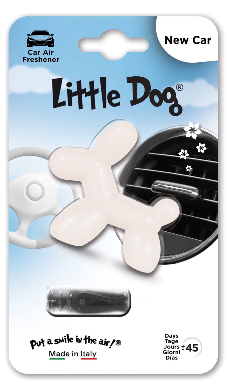 Little Dog LD002 3D Animated Air Freshener - Blue, White, 22 g (Pack of 1)