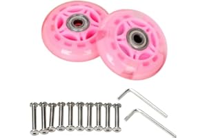 8 Pack 82A Indoor Outdoor 64mm 68mm 70mm 72mm 76mm 80mm Inline Skate Replacement Wheels Roller Skating Wheels with Bearings f