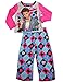 Justin Bieber - Big Girls Long Sleeve Justin Bieber Fleece Pajamas, Pink, Turquoise 36408-8