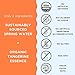 JUST Water Infused - Organic Fruit Flavored Spring Water - Eco-Friendly Boxed Bottled Water - Zero Sugar, Artificial Flavors, or Sweeteners, 8.0 Alkaline pH - Tangerine, 16.9 fl oz (Pack of 12)