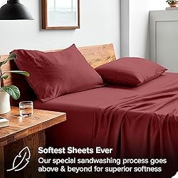 Bare Home Ultra Soft Washed Microfiber 3 Piece