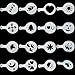 16pcs Latte Stencils Creative Nice Coffee Barista Stencils Template Strew Pad Duster Spray Art (Random Style)