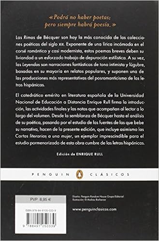 Rimas y Leyendas [Rhymes and Legends] Gustavo Adolfo Bcquer