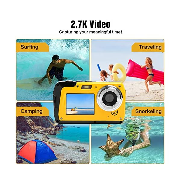 wasserdichte Digitalkamera mit 21 MP und Full HD Camcorder – Bild 3