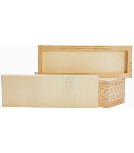 Art Alternative MDF Panels - 3/16th - 5\"x7\" - Pack Of 6 Panels