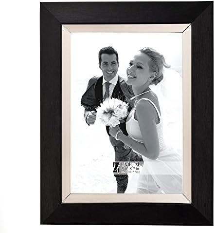 UMICAL(TM) 7x9 Inch Polymer Shadow Box Picture Frame to Display 5×7 Inch Picture (5'' X 7'', plastic frame04)