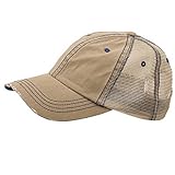 Low Profile Special Cotton Mesh Cap-Khaki