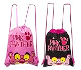 Pink Panther Drawstring Backpack 2 Pack