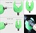 JSHANMEI Fluorescent Fishing Rod Holder Luminous Silica Gel Rubber Butt Rests Rod Pod Rest Gripper Carp Fishing Tackle (Large (Pack of 2))