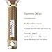 Hair Brush-Velvet Touch Paddle brush, Detangling Brush for Straightening & Smoothing Hair by Haveia(GOLD)