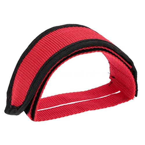 Feccile S-ports & Fit-ness Bike Pedal Toe Clip Bicycle Fixed Strap Road Mountain Cycling,2Pcs
