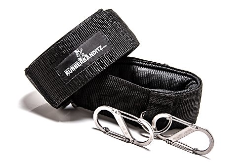 Rubberbanditz Ankle Cuff Grips & Carabiners â€“ Best For Resistance Band Training, Adjustable Straps, Ankle Cuffs One Size Fits All â€“ Backed By Our Guarantee