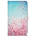Galaxy Tab 4 7.0 Case, Tab 4 7.0 Case, Itrendz [Cute Case] PU Leather Flip Case [Card Slot Case] [Magnetic Closure] Stand Smart Cover For Samsung Galaxy Tab 4 7.0 SM-T230NU, Cherry Blossoms