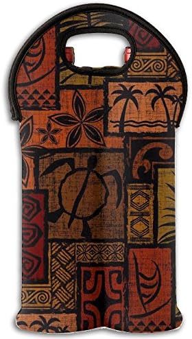 RTYUSHSF Wine Tote Customized Suitable For Any CrowdPolynesian Suitable For Any Crowd Honorable Avant-garde