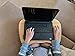 Home Office Bamboo Lap Desk Portable with Pillow Cushion, Fits 17 Inch+ Laptop for School, Work or Gaming, Durable and Patented