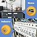LK Label Replace for TZ Tape 18mm 0.7 in Laminated White Label Tape TZe 241 Work with Brother Ptouch PTD400 PTD600 PTD400AD PTP710BT, TZ241 3/4 Inch Black on White, 5-Pack