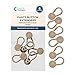 Comfy Clothiers 6 Pants Button Extenders for Pants, Khakis and Dress Slacks Waist Comfort (6 - Khaki/Taupe)