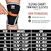 Mava Sports Knee Sleeves Weightlifting Men & Women, 7mm Neoprene Knee Sleeves for Women and Men, Ideal for Cross Training WOD, Squats, Powerlifting