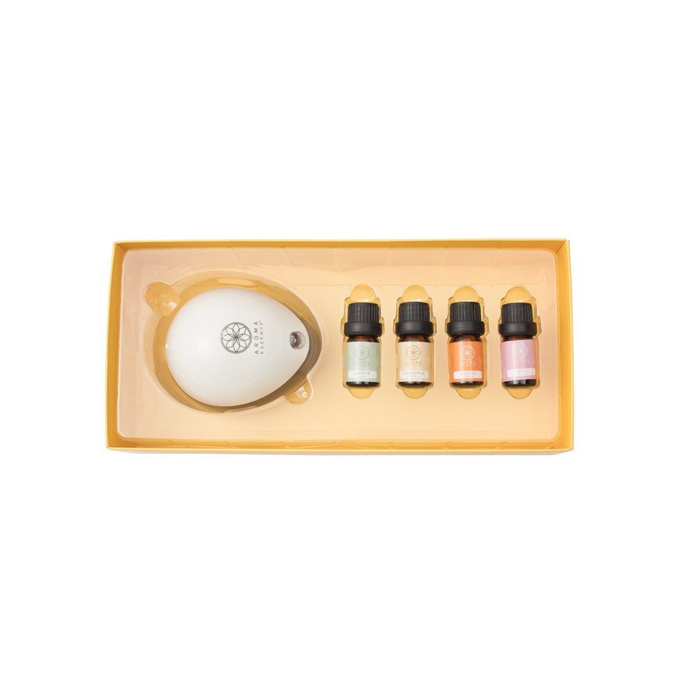 Amazon Com Aroma Essence Essential Oil Set Aromatheraphy Diffusers Jasmine Orange Chamomile Rose Beauty