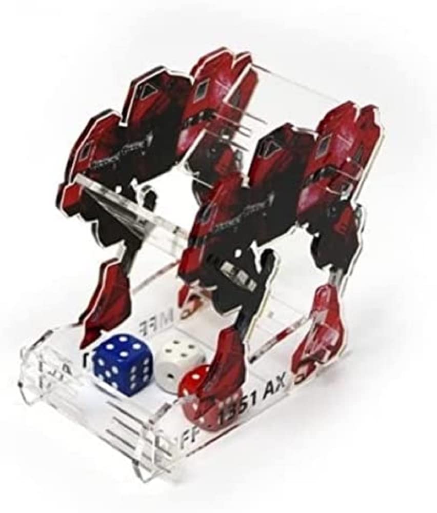 e-Raptor ERA19080 Dice Tower Mff Mech Board Game, Red