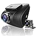 Ampulla Cruiser X Dual Dash Cam, Super HD 1296P Front & 720P Rear Dash Cam 170°& 160°Ultra Wide Angle Dashboard Camera G-Sensor WDR LDWS