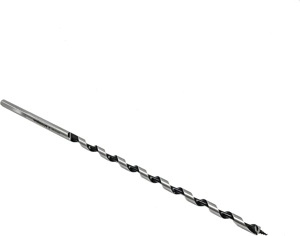 YOKOCUT Auger Drill Bit 6mm x 230mm Hex Shank Wood Plastic Drywall
